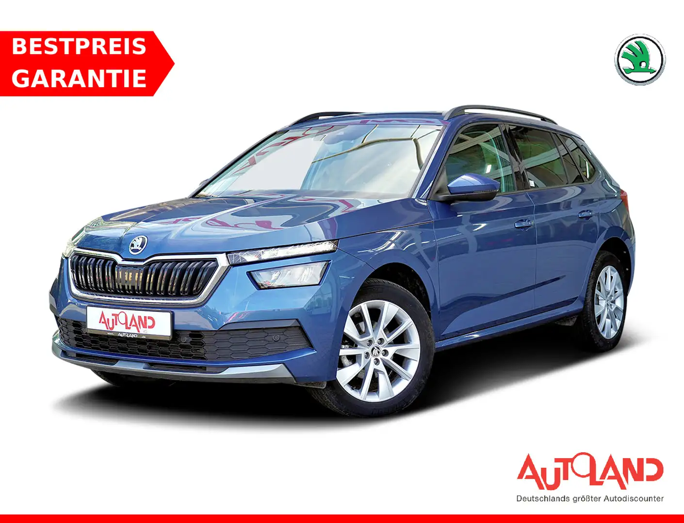 Skoda Kamiq 1.0 Ambition LED SmartLink Kamera PDC Blauw - 1