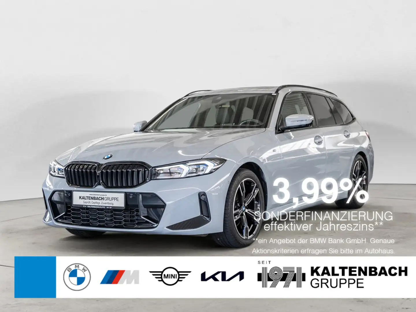 BMW 320 i Touring M-Sport PANO AHK HUD 360° LED Grau - 1