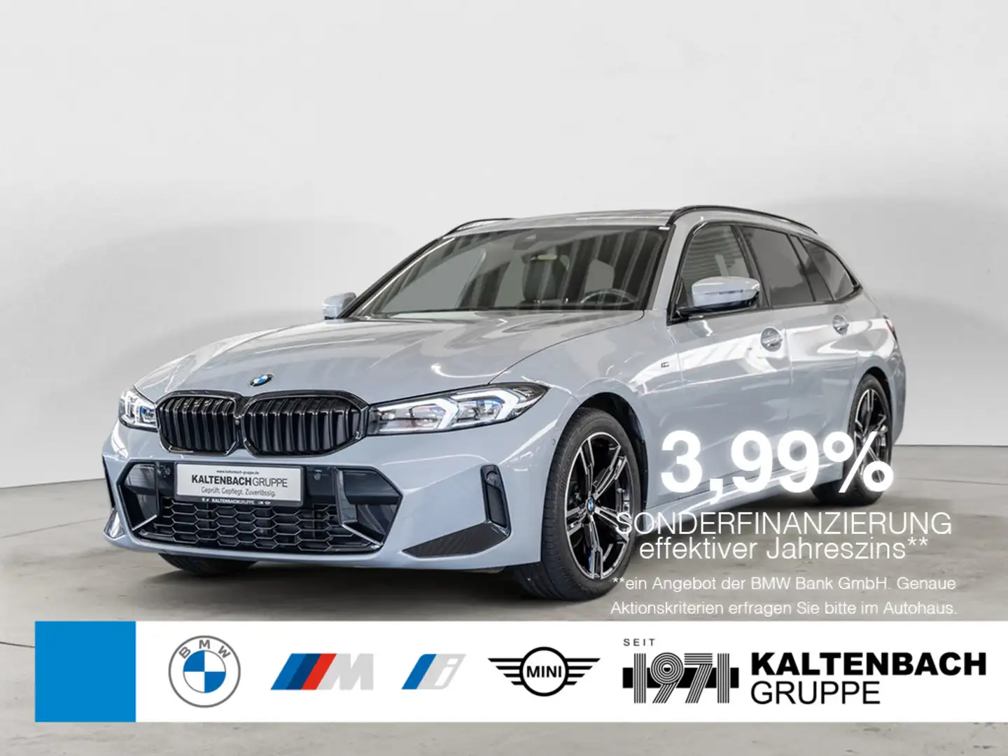 BMW 320 i Touring M-Sport PANO AHK HUD 360° LED Gris - 1