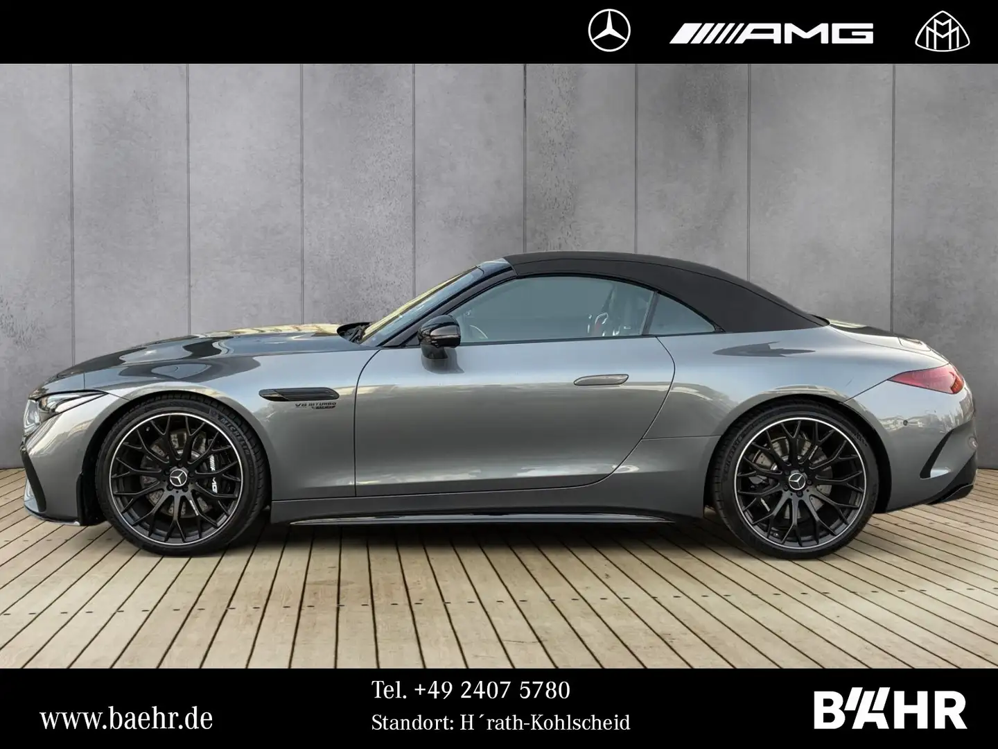 Mercedes-Benz SL 63 AMG SL 63 AMG 4M+ Night/Burmester/360°/Head-Up/LMR21 Grau - 2