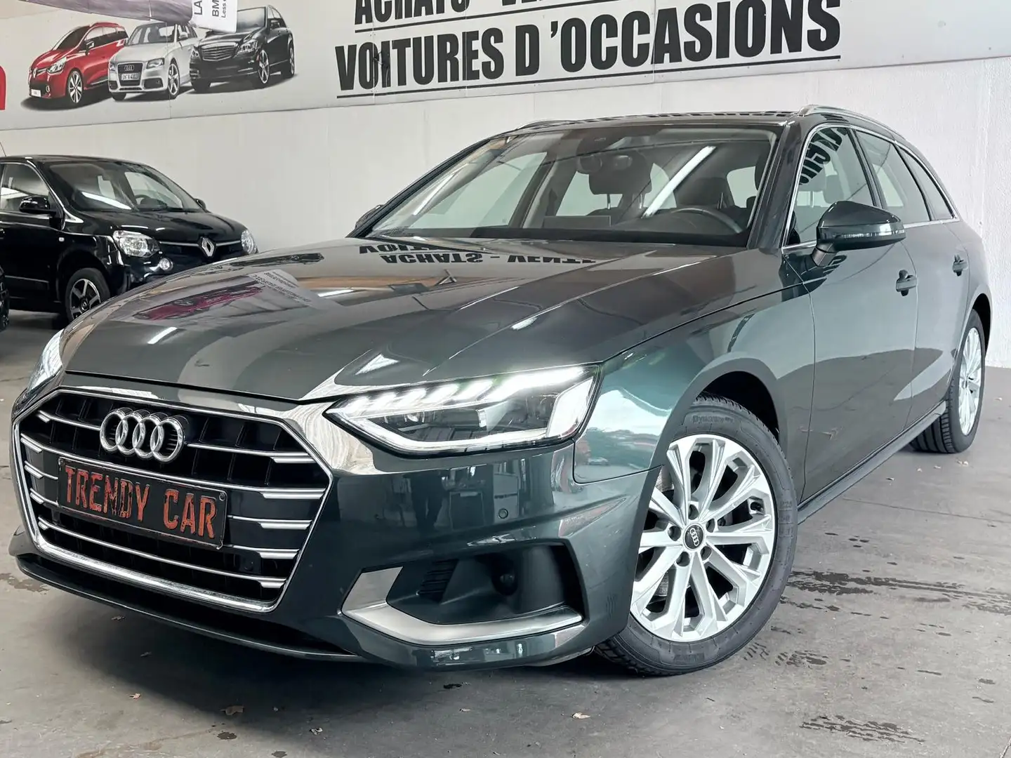 Audi A4 30TDi S tronic+EU6d+GPS+PANO+CARNET+CARPASS Gris - 1