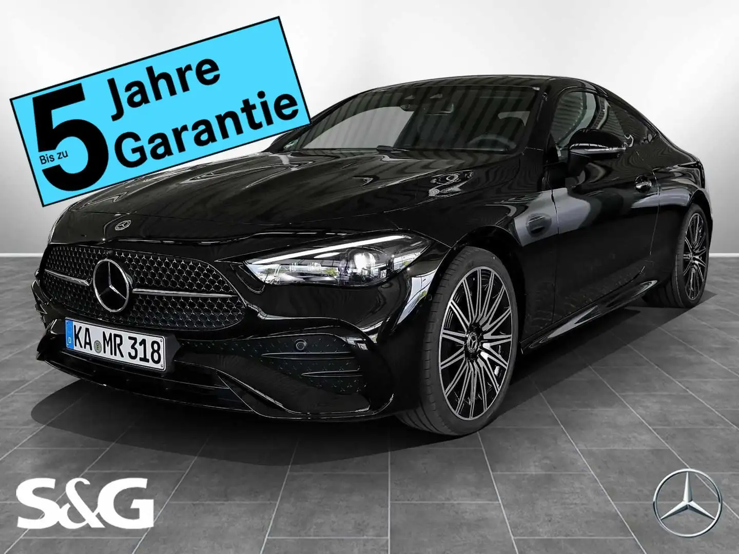Mercedes-Benz CLE 300 4M Coupé MBUX+360°+DI-LED+Pano+HuD+Night Schwarz - 1
