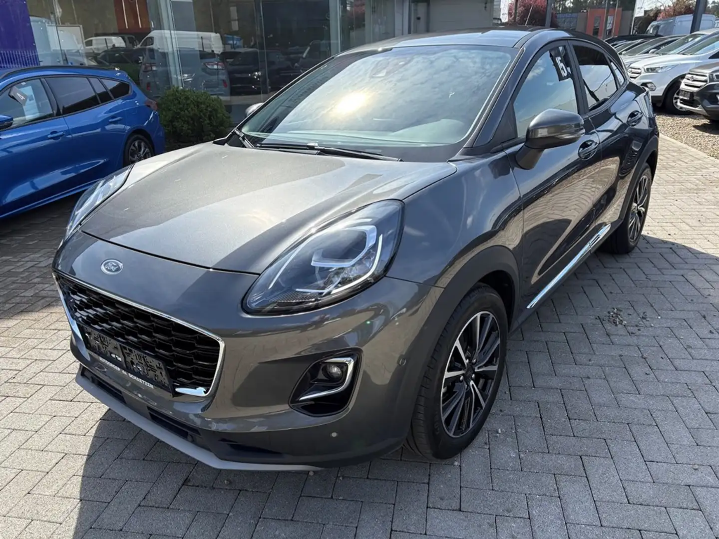 Ford Puma Titanium X 1.0 125 pk A7 / 12 maanden garantie Gri - 1