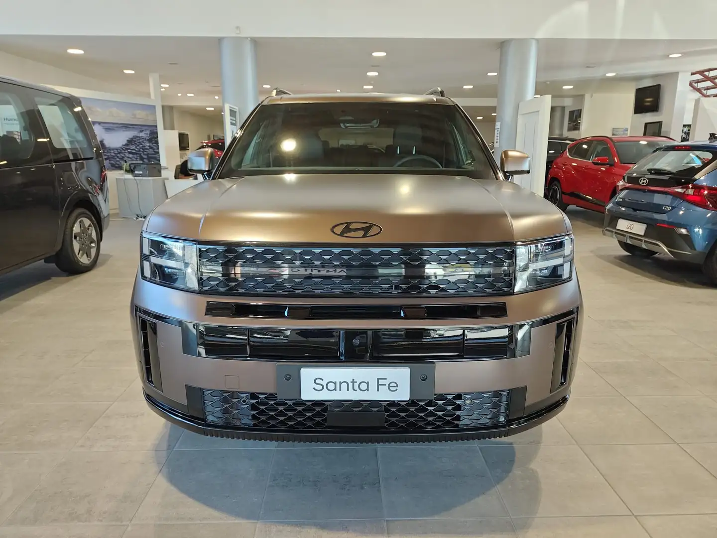 Hyundai SANTA FE 1.6 T-GDI HEV 2WD BUSINESS CON ROTTAMAZIONE Marrone - 2