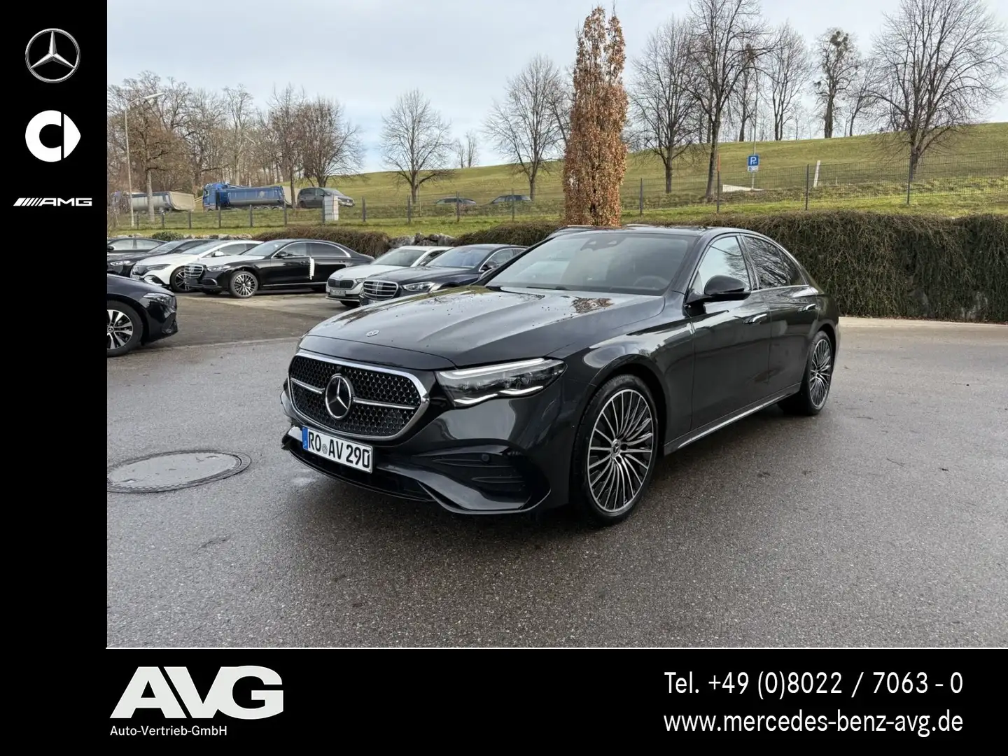 Mercedes-Benz E 220 E 220 d AMG Edition Pano AHK DIGITAL Burmester® Grau - 1