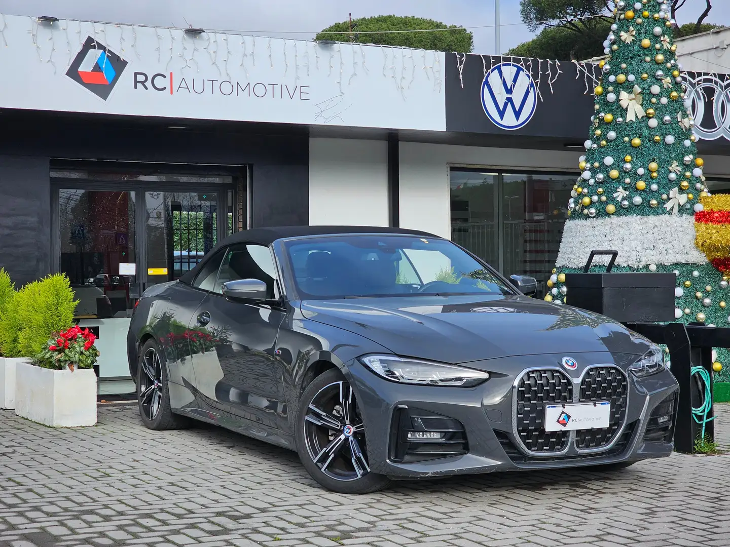 BMW 420 420d Cabrio Mhev 48V Msport Gris - 1