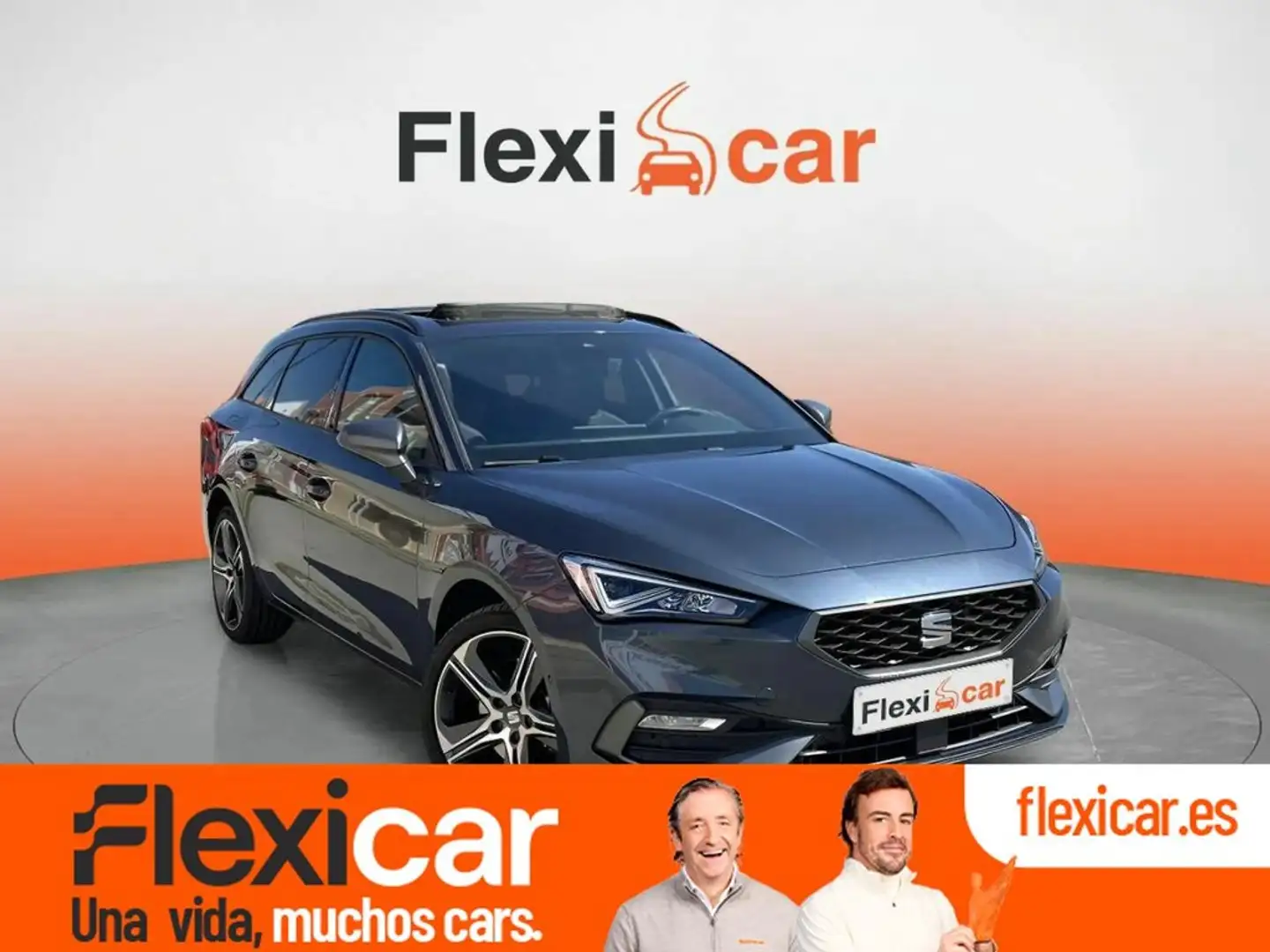 SEAT Leon 1.4 e-Hybrid DSG-6 S&S FR Go L Gris - 1