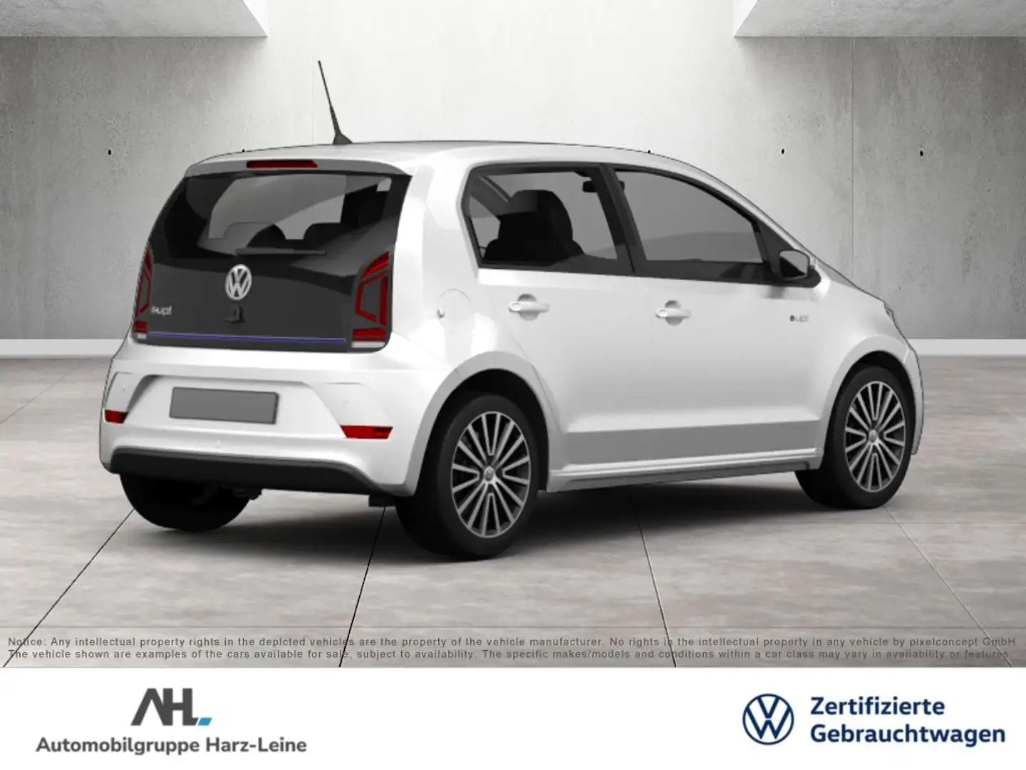 Volkswagen up! e-up! ALU+RÜCKFAHRKAMERA+EINPARKHILFE+UBS+SITZHEIZ Bianco - 2