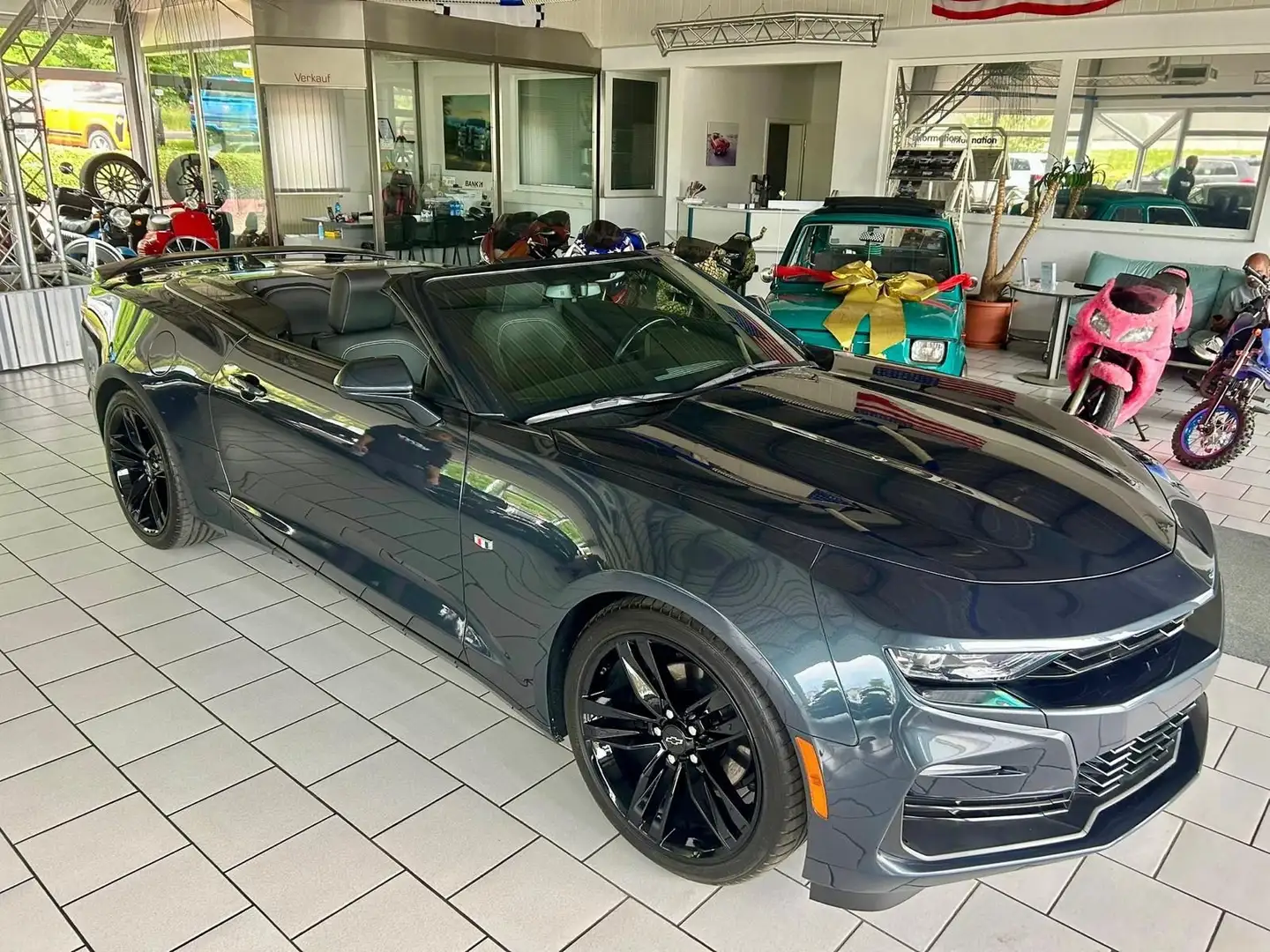Chevrolet Camaro RS 3,6 V6 Cabrio Automatik Leder Kamera Facelift Gris - 2