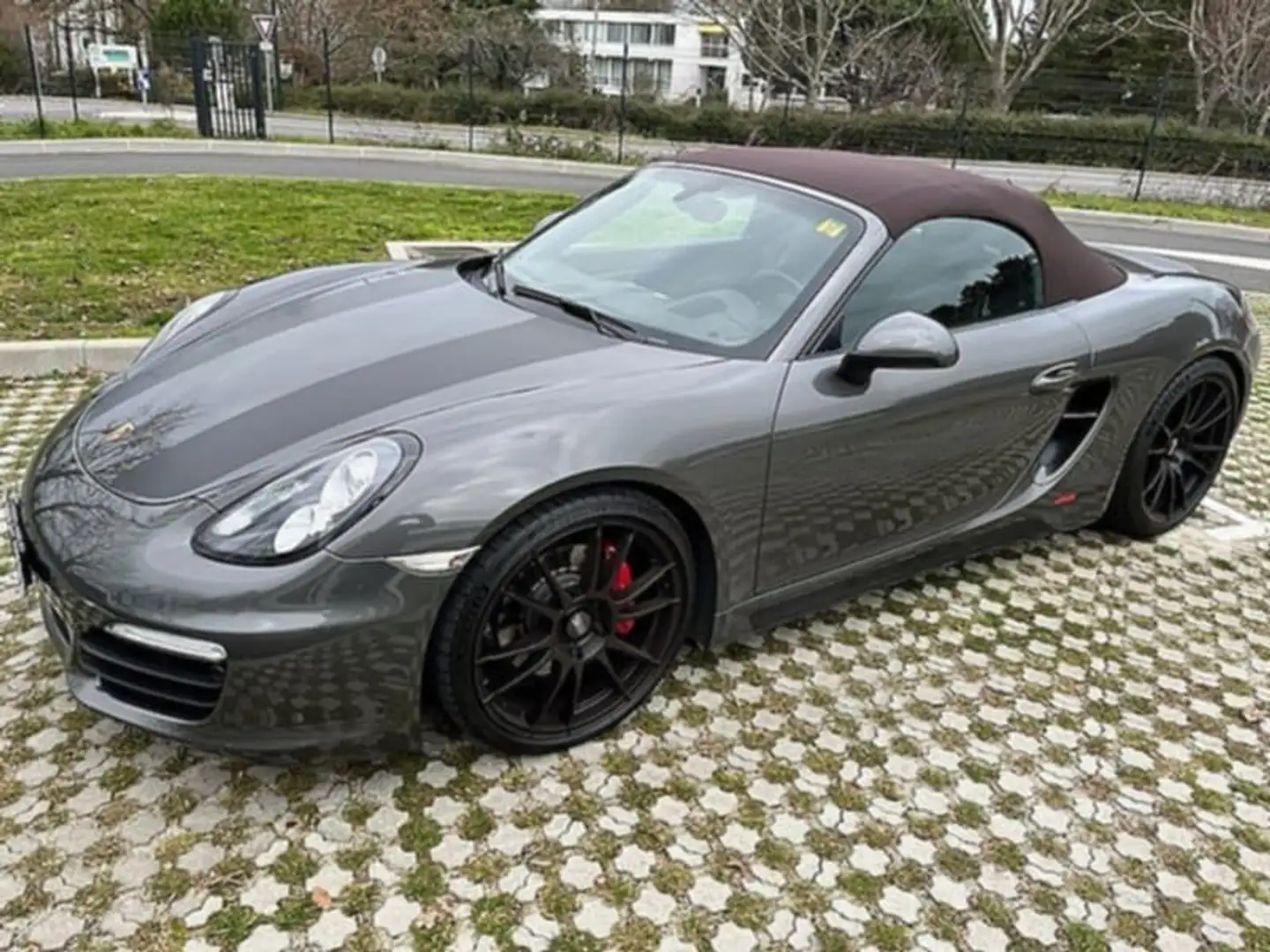Porsche Boxster 981 S 315 CH Gris - 1