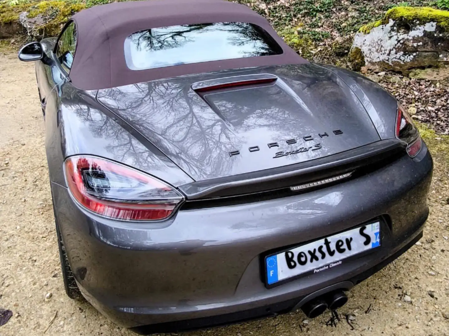 Porsche Boxster 981 S 315 CH Gris - 2