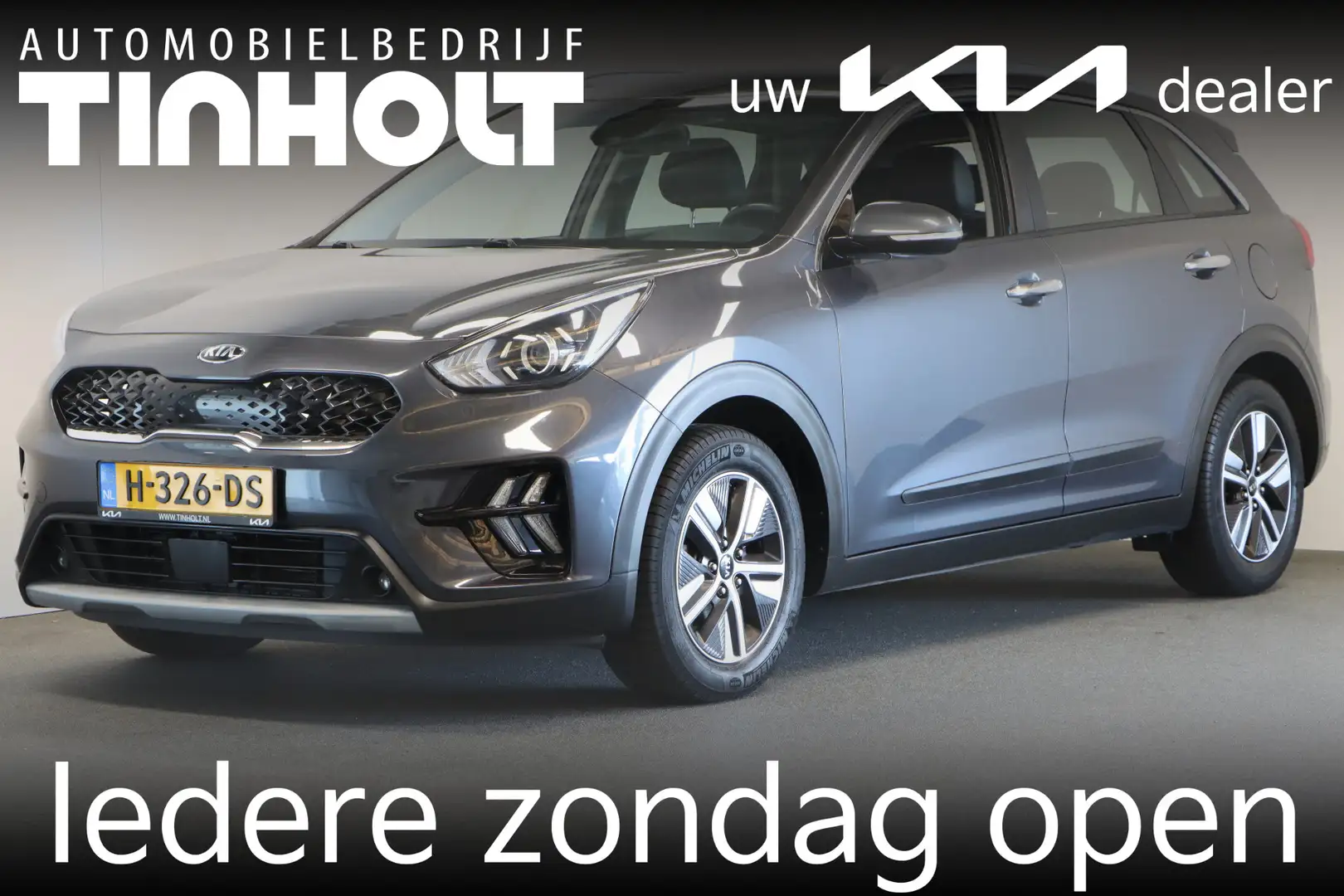 Kia Niro 1.6 GDi Hybrid DynamicLine Trekhaak Grijs - 1