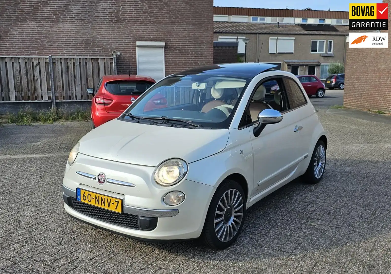 Fiat 500 1.2 Lounge AUTOMAAT Panodak|Leer - 1