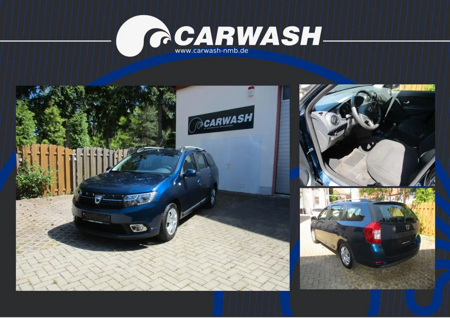 Dacia Logan MCV II Kombi Comfort / Kamera / TÜV neu Blau - 1