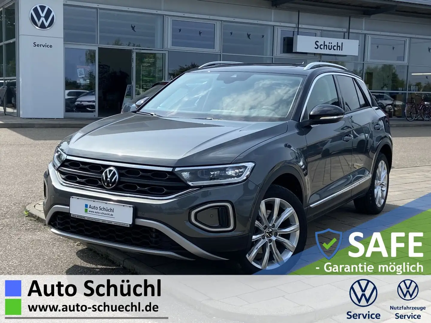 Volkswagen T-Roc 2.0 TDI DSG 4-MOTION Style 18"+NAVI+LED+AH Grau - 1