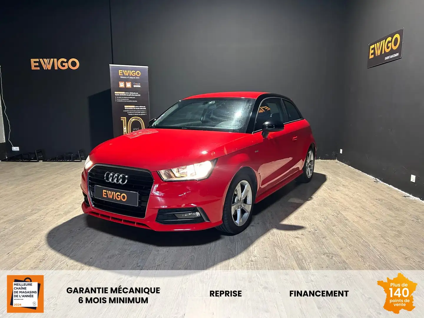 Audi A1 95ch S LINE BVM SUIVI D'ENTRETIEN - 1
