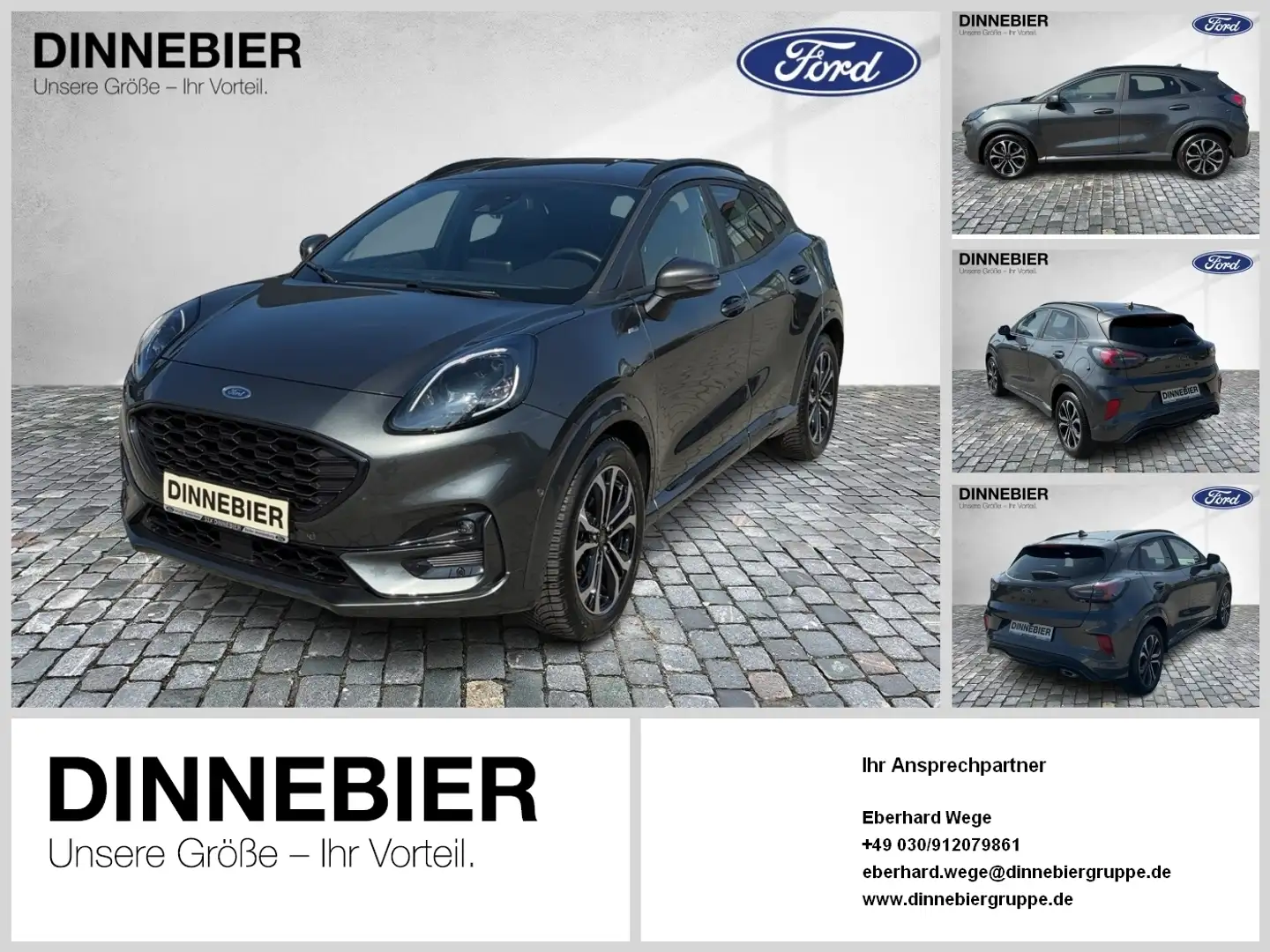 Ford Puma ST-Line X LED+Navi+Kamera+Winterpaket Gris - 1