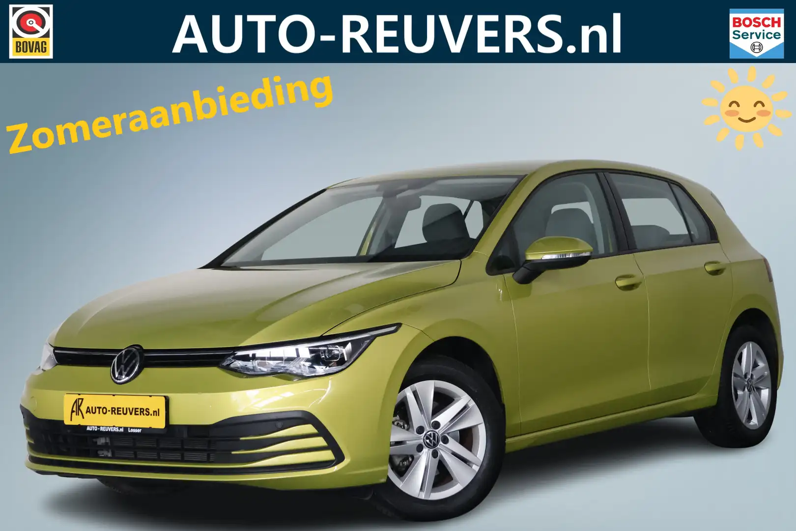 Volkswagen Golf 1.0 eTSI Life / IQ-LED / ACC / CarPlay / Aut Jaune - 1