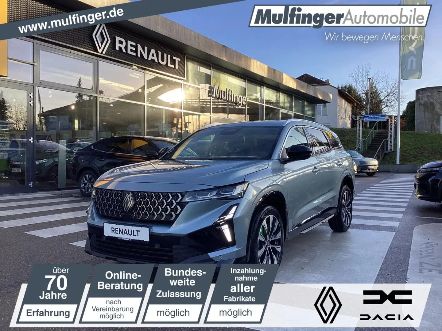 Renault Espace Techno Full Hybrid E-Tech 200 5- Sitzer EPH SHZ Šedá - 1