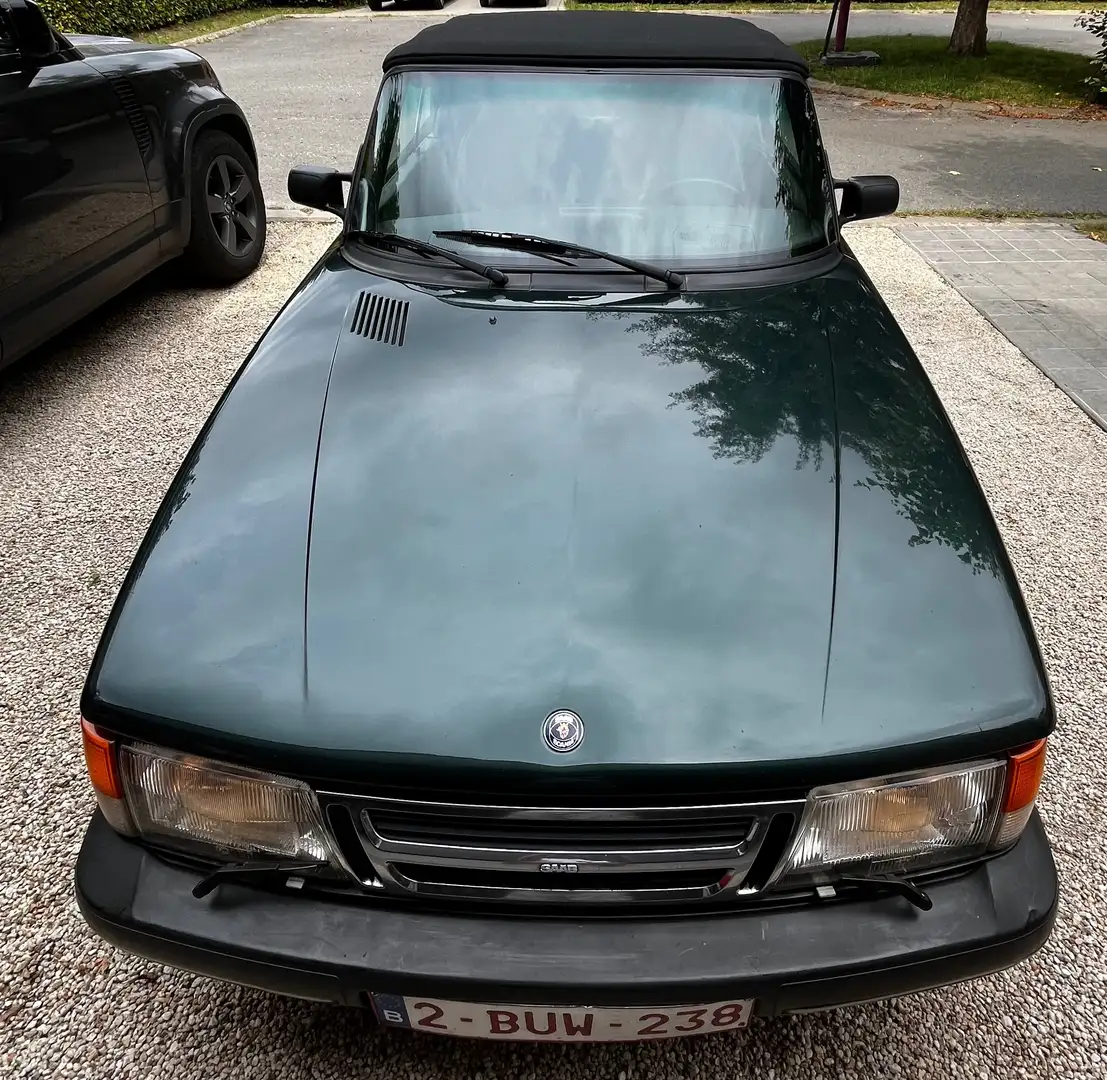 Saab 900 TURBO - Cabriolet  - OLDTIMER Groen - 2
