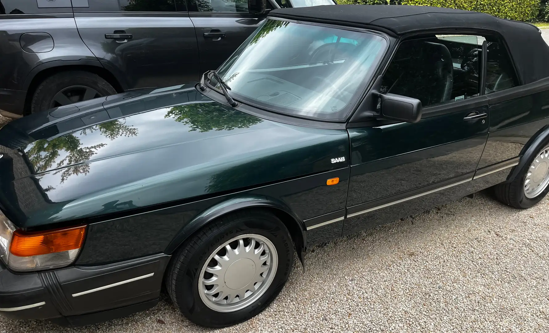 Saab 900 TURBO - Cabriolet  - OLDTIMER Groen - 1