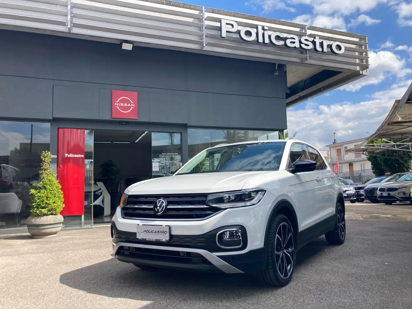 Volkswagen T-Cross 1.0 tsi Sport 110cv dsg LED CAR-PLAY TELECAMERA Білий - 1