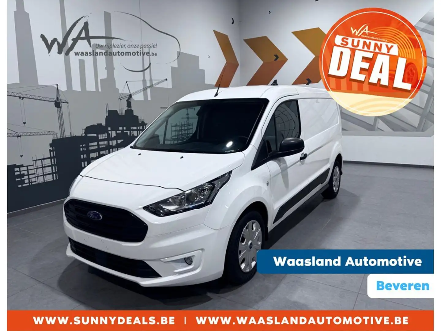 Ford Transit Connect L2 - 1.5 TDCI 100pk - € 19.990,00 Blanc - 1