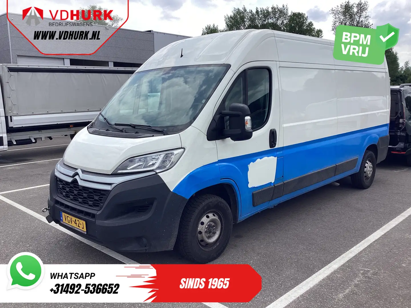Citroen Jumper 33 2.2 HDi 140pk L3H2 EXPORT ONLY ENGINE BROKEN NL Wit - 1