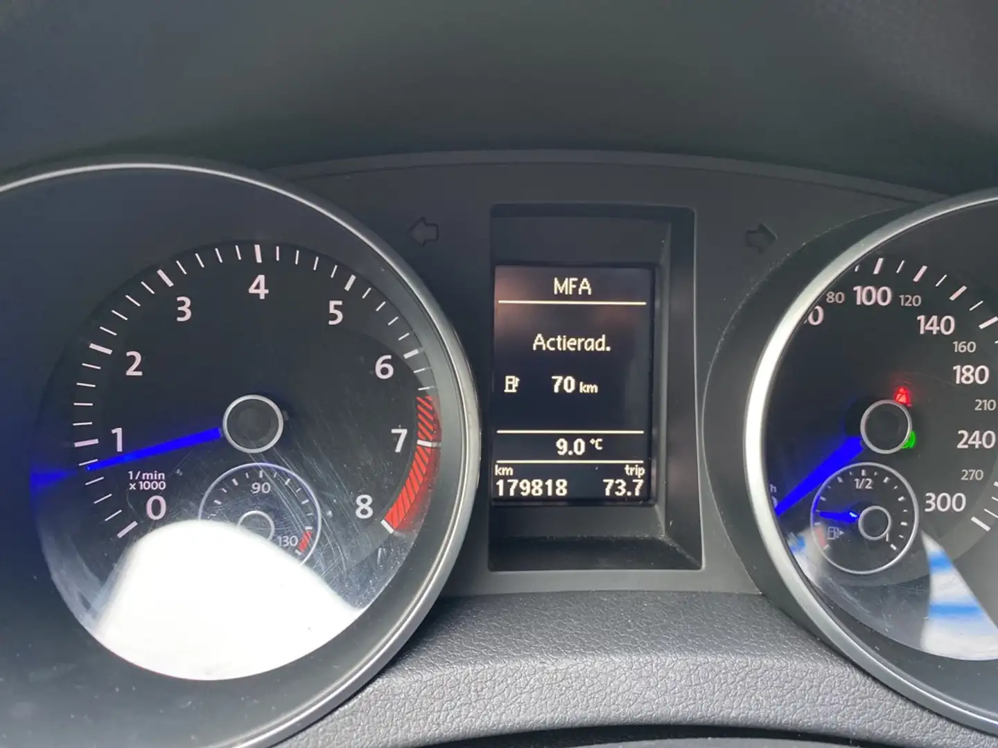 Volkswagen Golf Leer/18 inch l.m./achteruitr. camera/navi/schuifka Zwart - 2