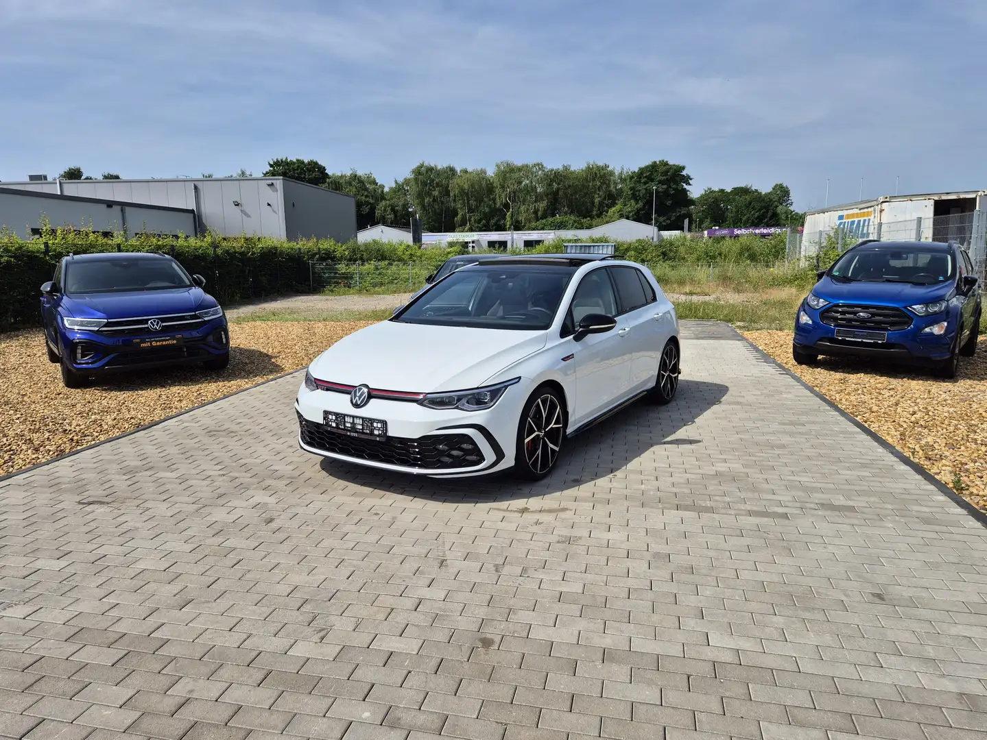 Volkswagen Golf GTI 2.0 TSI DSG/IQ-LED/NAVI/HEAD-UP/SHZ/ACC/PANO/ALU Wit - 1