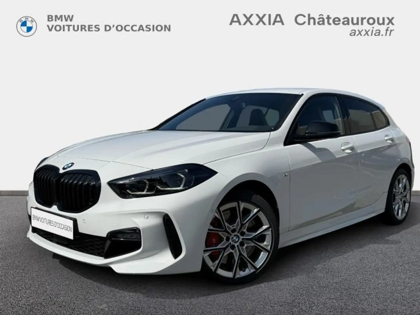 BMW 118 118dA 150ch Edition M Sport Pro Weiß - 1