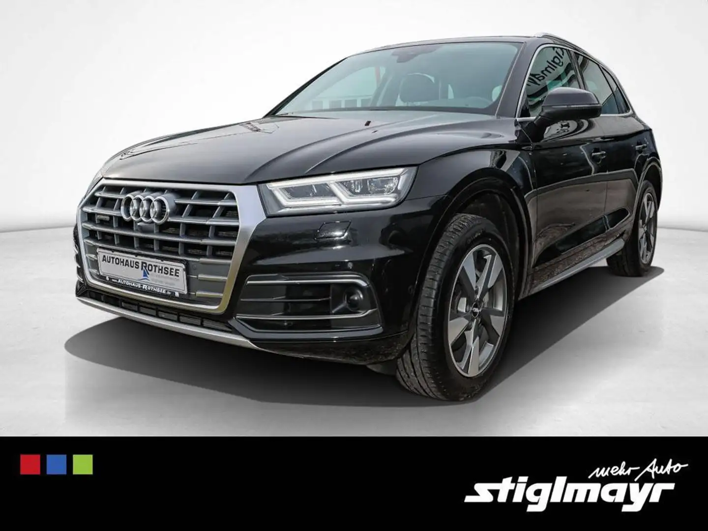 Audi Q5 Sport 50TDI quattro tiptronic 360°+STANDHZG. Zwart - 1