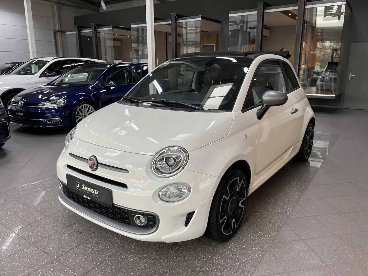 Fiat 500C 1.2 8V Sport Tempomat Klima PDC Weiß - 1