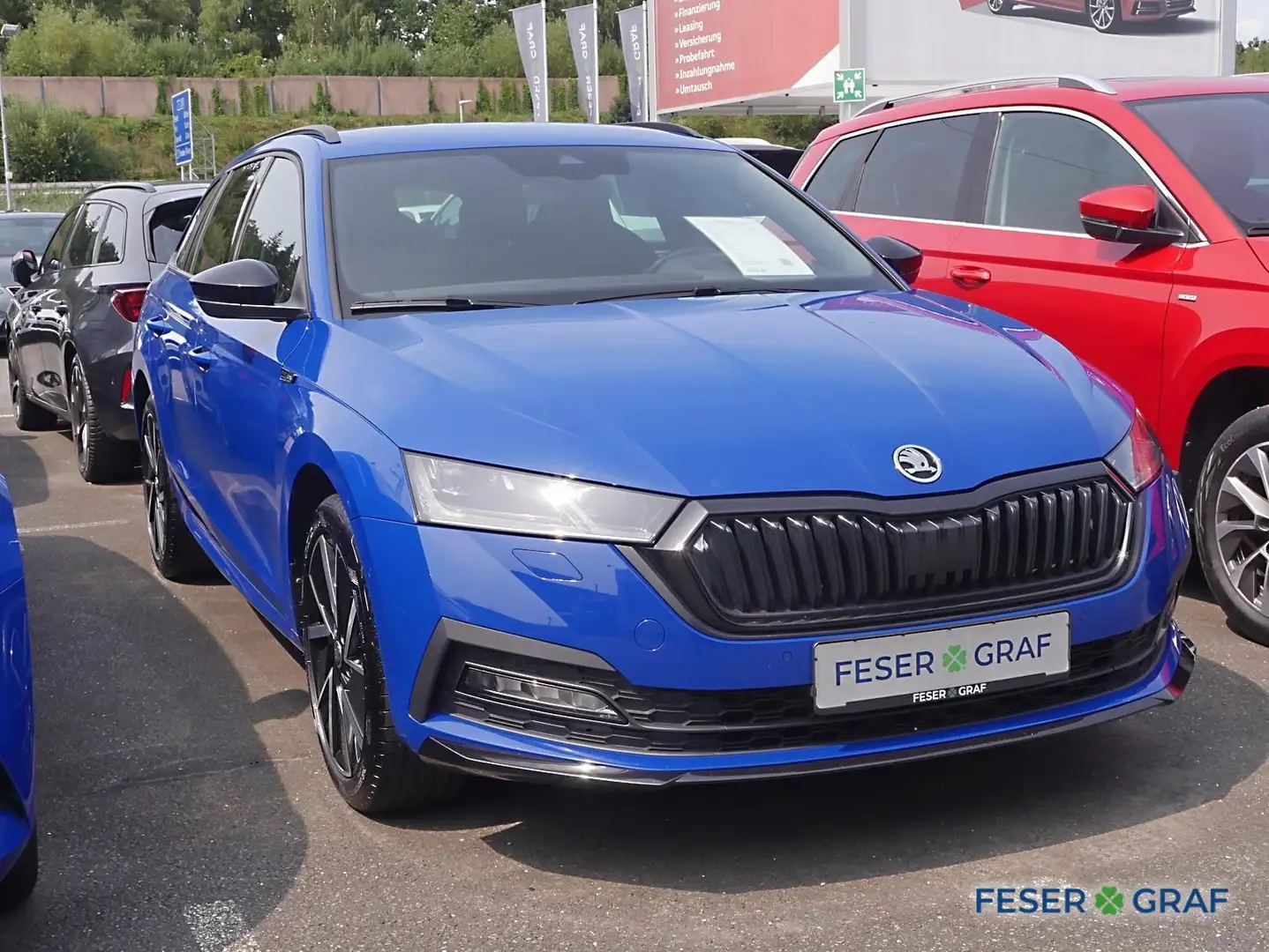 Skoda Octavia Sportline 1.4 TSI iV AHK NAVI KAMERA SHZ Blau - 2
