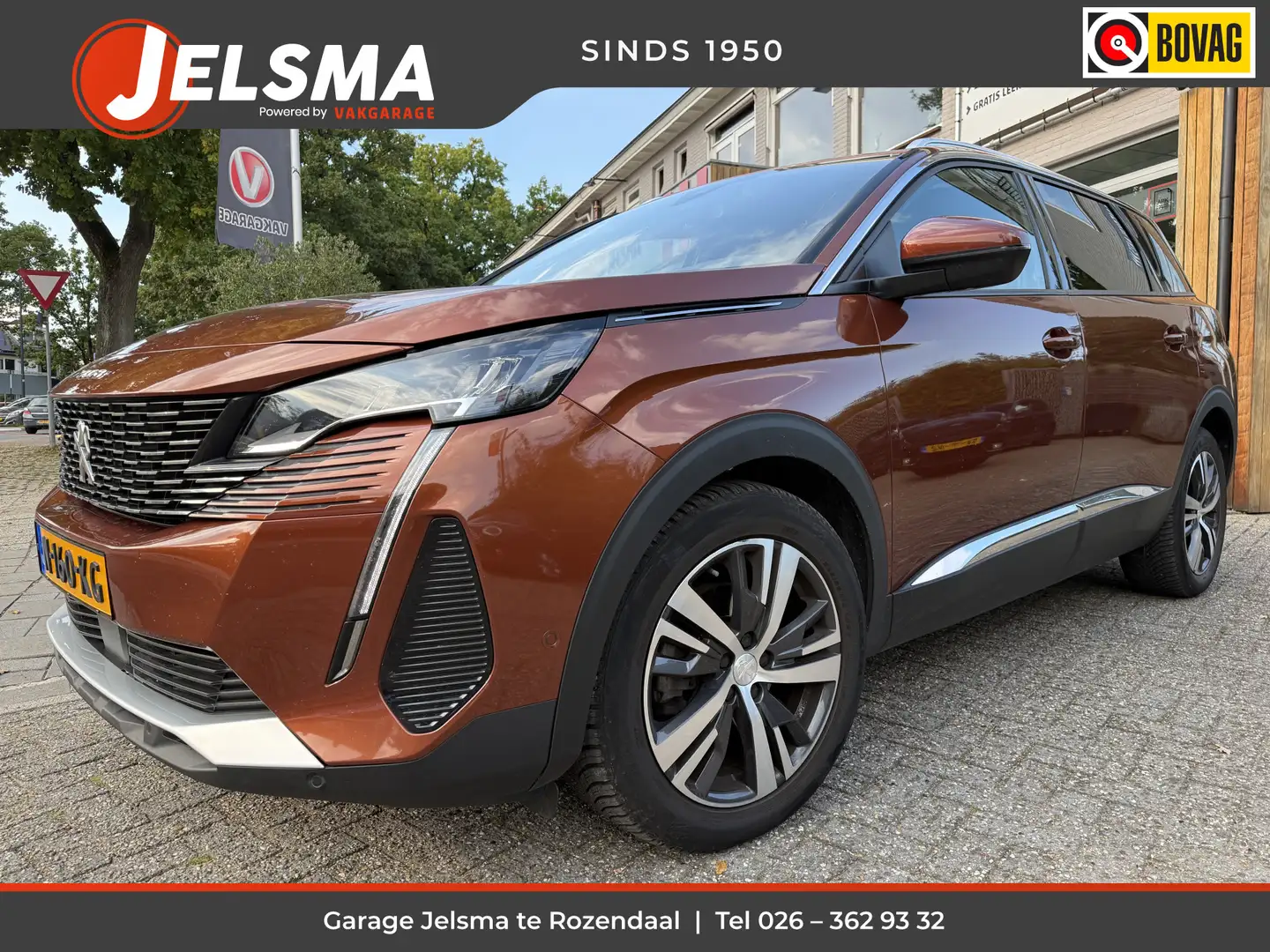 Peugeot 5008 130pk PT Allure Aut. 7p., Camera | Facelift model Marrón - 1