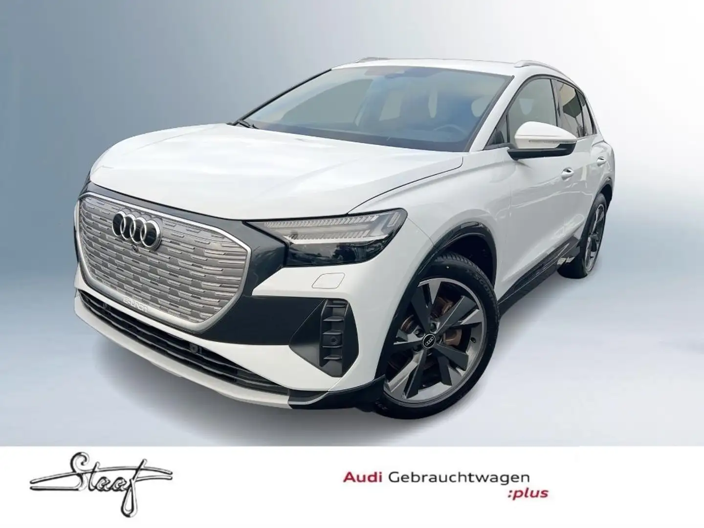 Audi Q4 e-tron 50 QUATTRO|NAVI|RFK|AMBIENTE|ACC Weiß - 1