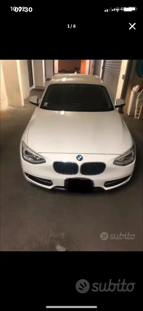 BMW 120 120d sport automatica Bianco - 1