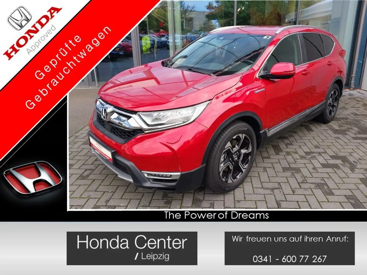 Honda CR-V 2.0 i-MMD HYBRID 2WD Lifestyle Navi/Kamera Rot - 1