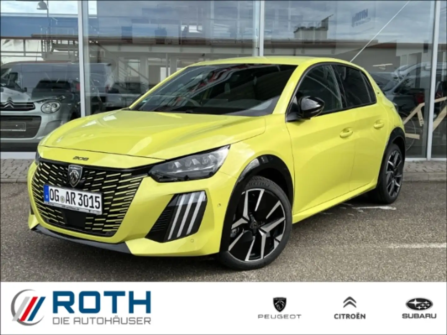 Peugeot 208 Hybrid 136 e-DSC6 GT Navi ACC Sitzheizung Jaune - 1
