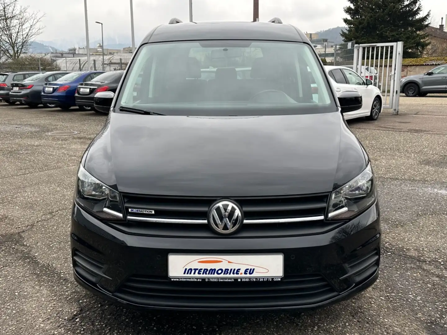 Volkswagen Caddy 1.4TGI Kombi BMT CNG Navi Klima PTC Euro6* Schwarz - 2