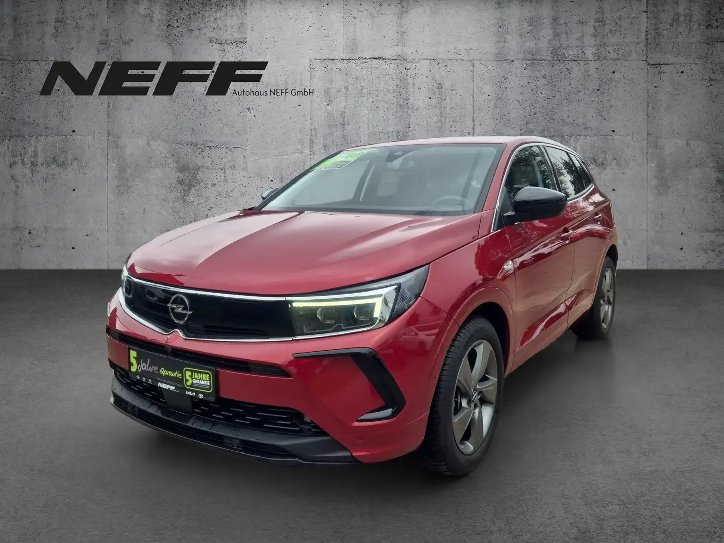 Opel Grandland 1.2 Turbo Elegance LED+Navi+2xKlima+LM Rouge - 2