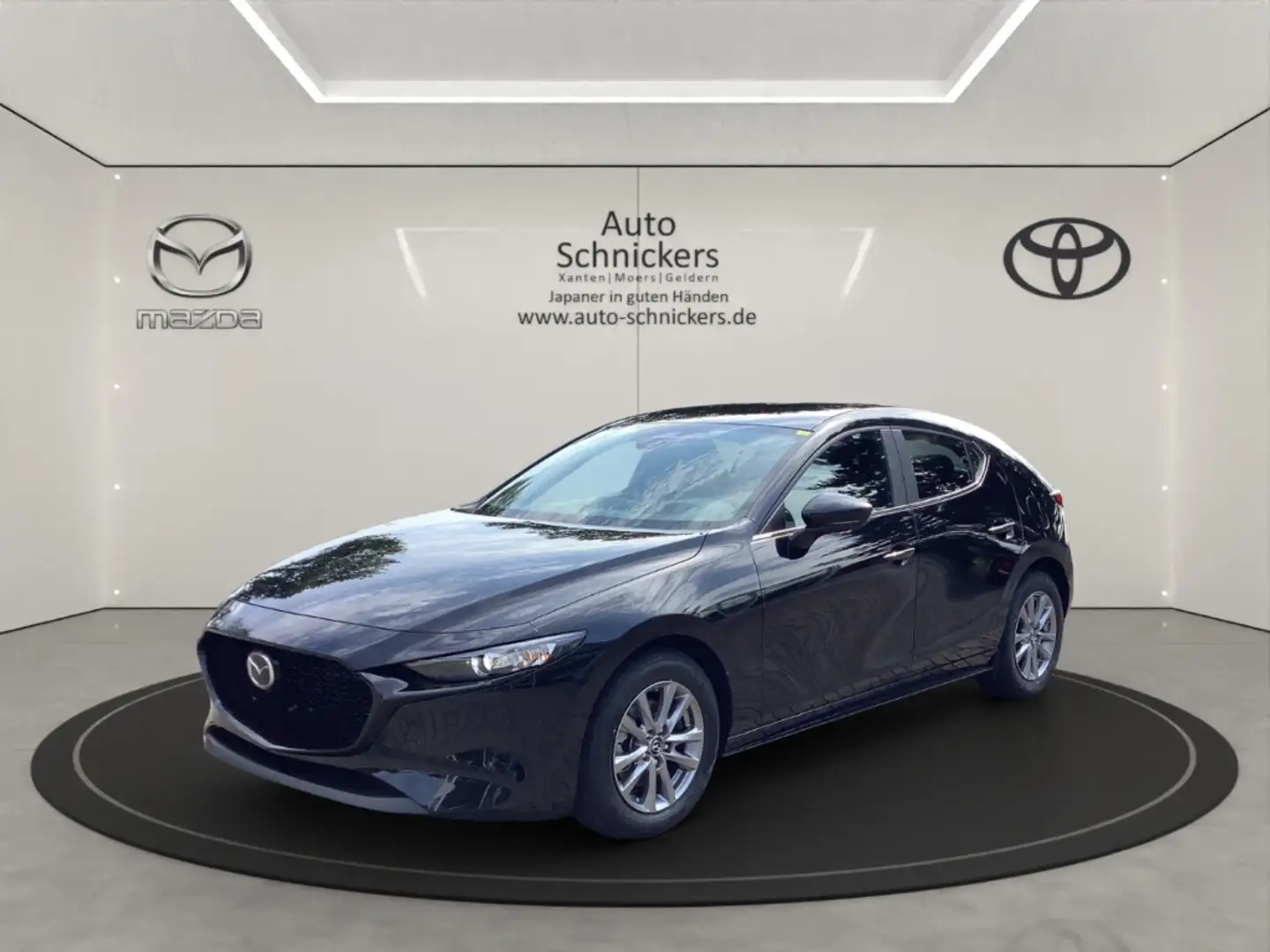 Mazda 3 e-SKYACTIV+SOMO 2024+6JAHRE GARANTIE !! Чёрный - 1