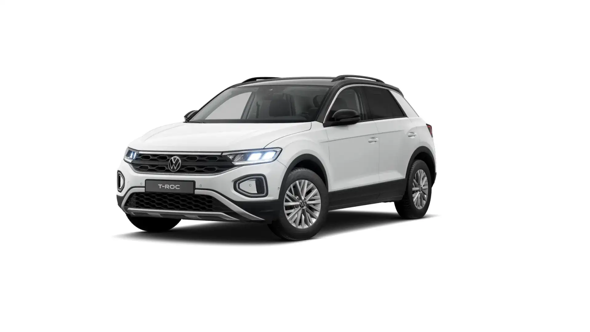 Volkswagen T-Roc 1.5 TSI LIFE NAVI GANZJAHRESREIFEN CLIMATR Weiß - 2