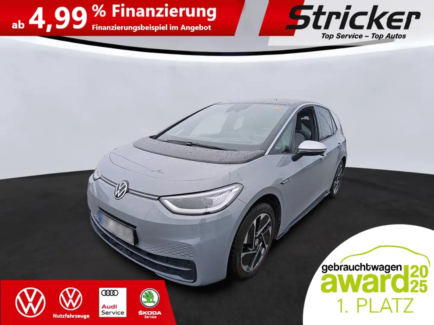 Volkswagen ID.3 1st Max 150/58 249,-ohne Anzahlung Pano Grau - 2