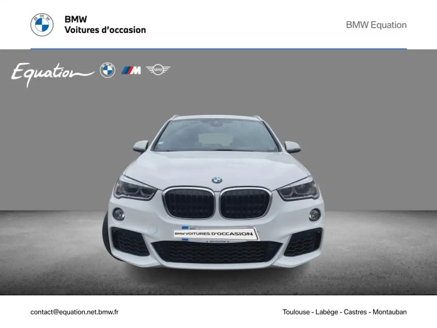 BMW X1 sDrive18i 140ch M Sport Euro6d-T Blanc - 2