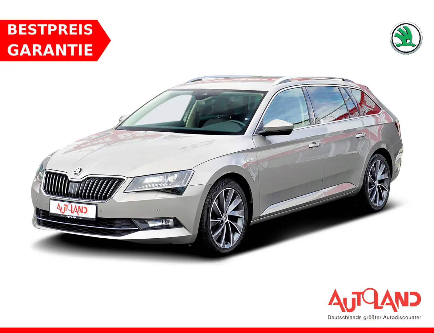 Skoda Superb Combi 2.0 TDI DSG L&K Bi-Xenon Navi Leder Beige - 1