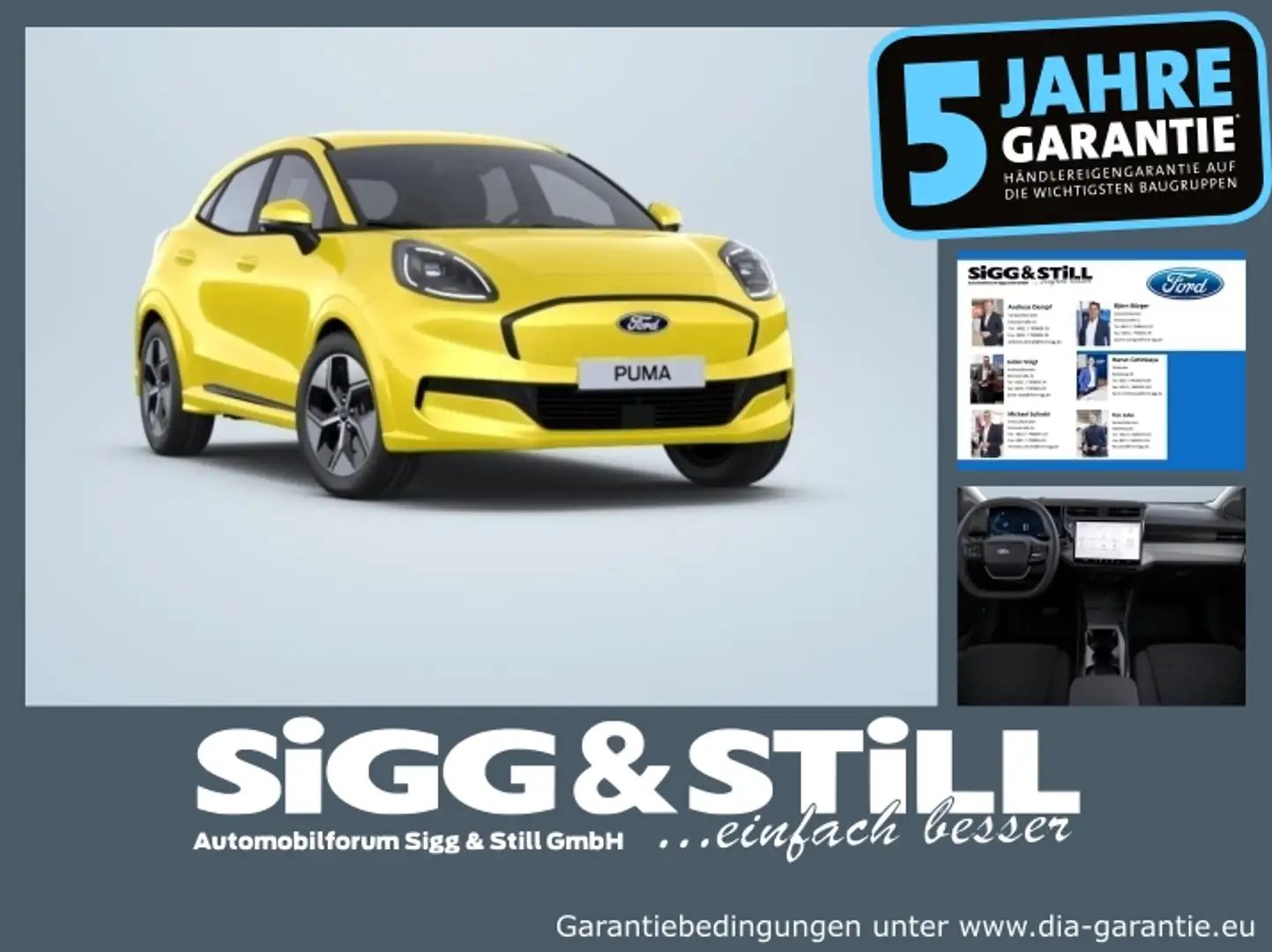 Ford Puma Gen-E **NEUES MODELL** NAVI*SHZ*LHZ*CAM*PDC Jaune - 1