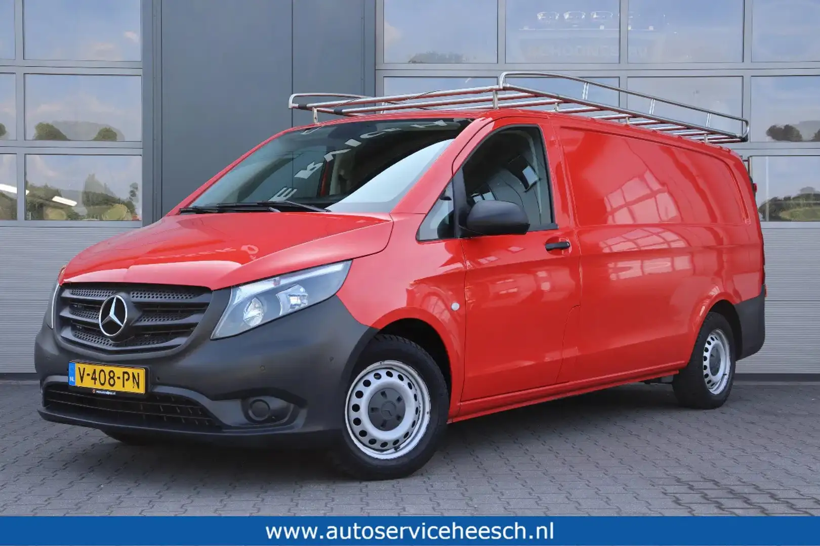 Mercedes-Benz Vito 114 CDi XL l AIRCO l NAVI l TREKHAAK l IMPERIAAL Rot - 1