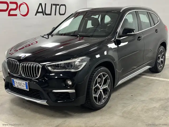 BMW X1 SDrive18d|X LINE|PELLE|AUTOMATICA.|TUTTA NERA