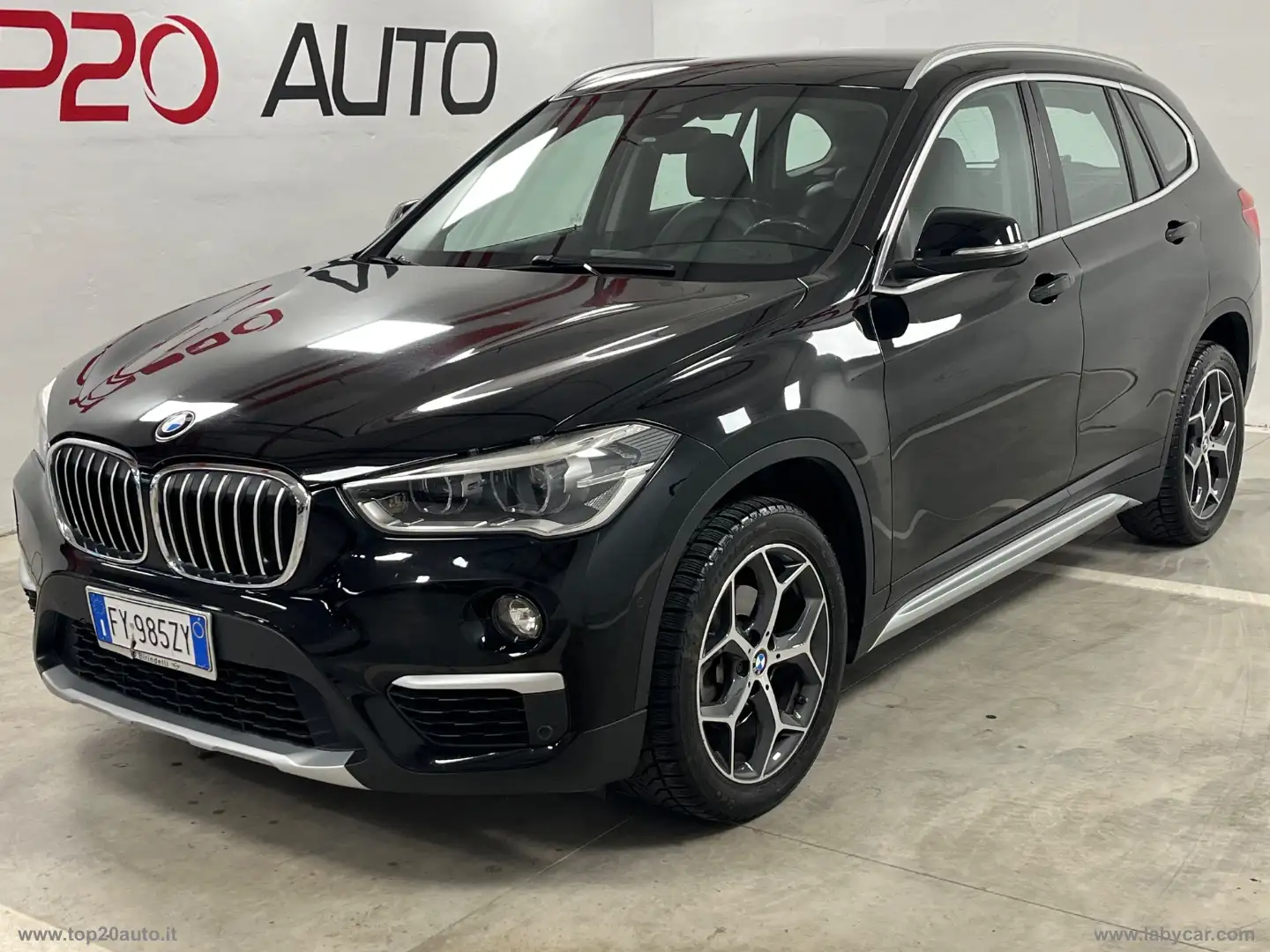 BMW X1 sDrive 18d XLine|PELLE|BAULE ELETTRICO|LED|AUT. Zwart - 1